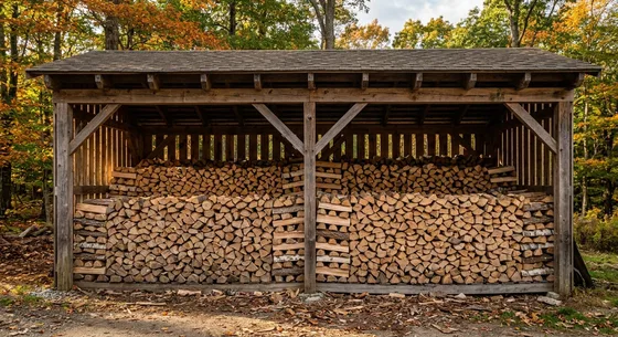 Укладка дров в Реутове, улица Дубовая, 46